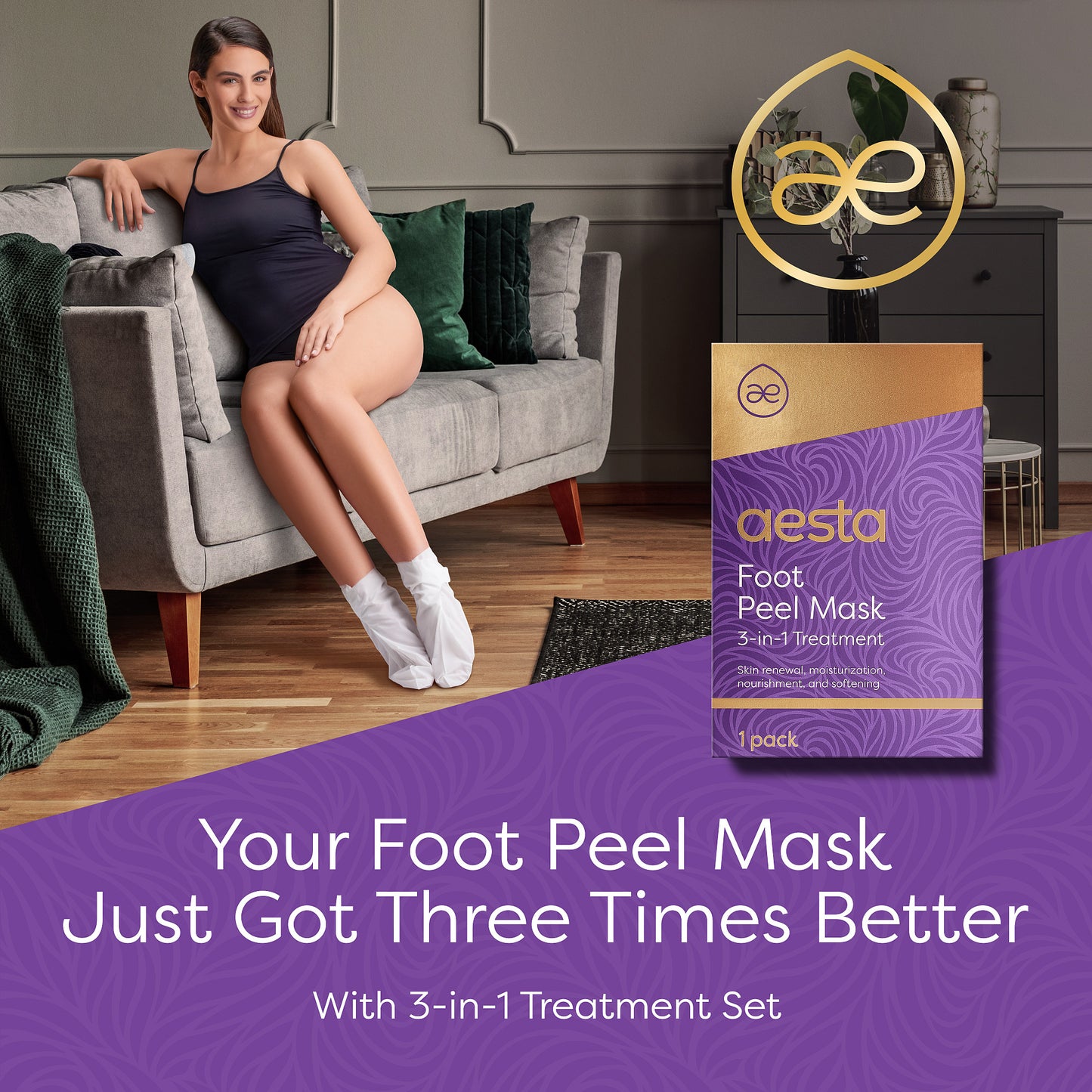 Aesta Foot Peel Mask